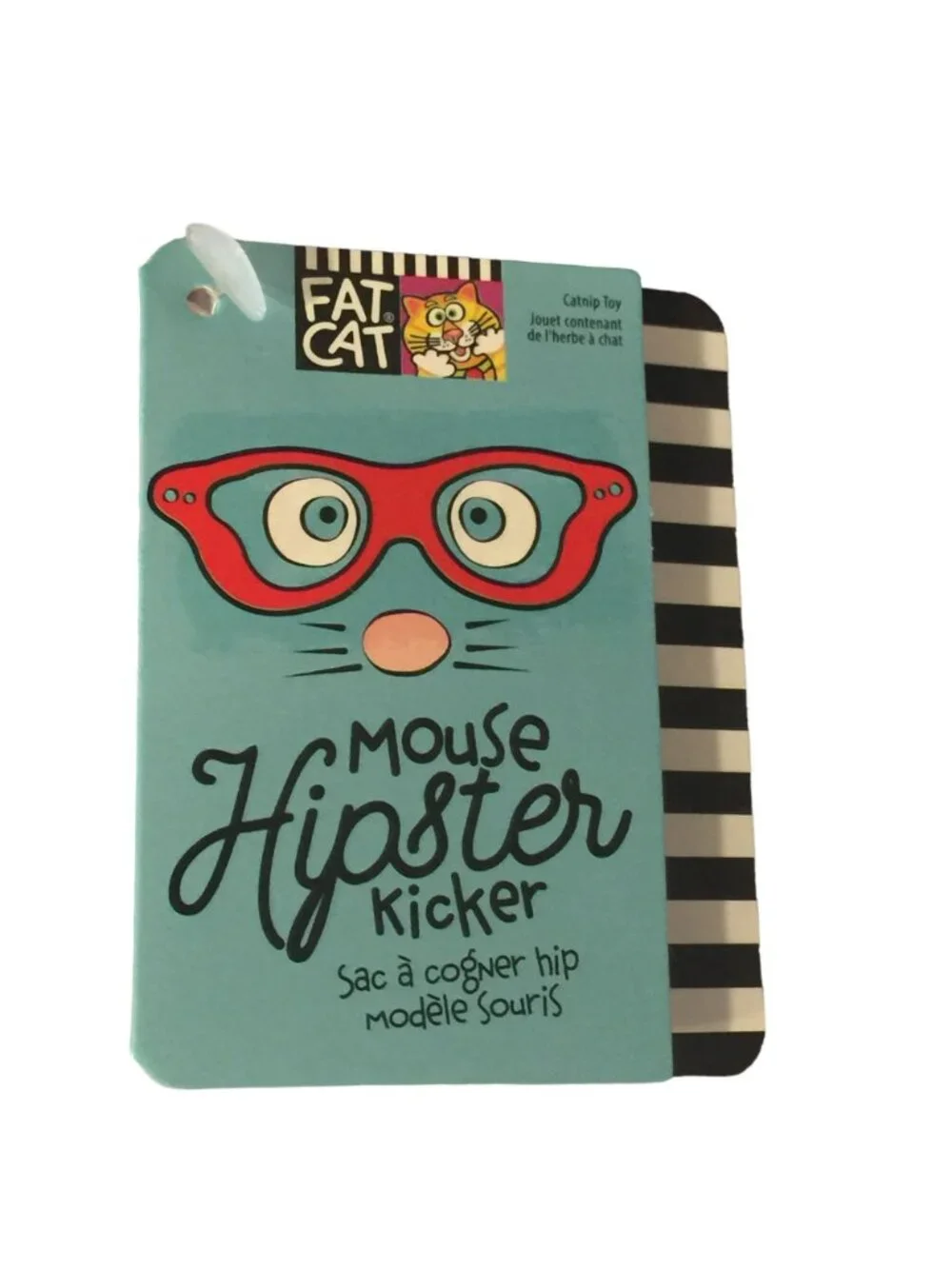 FAT CAT Catnip Hipster Kicker Mouse Organic Catnip Inside